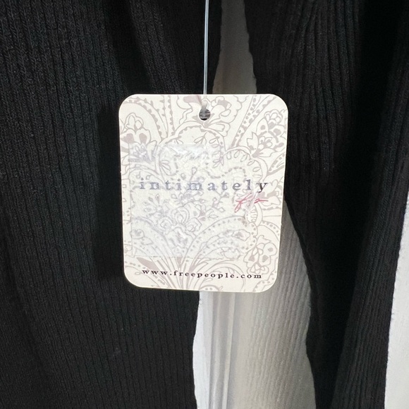 Free People Hi Hon Layering Top size Medium black - Picture 5 of 8